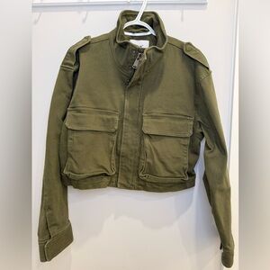 TNA Olive Bomber Jacket